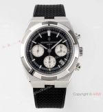 8F V2 Super Clone Vacheron Constantin Overseas Chronograph 7750 Black Dial Watch
